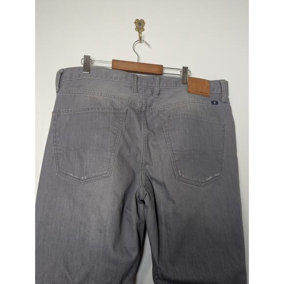 Lucky Brand Men's 121 Heritage Slim Denim Jeans Perth Gray 36x32 Distressed - Picture 6 of 13